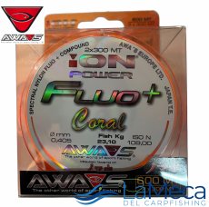 AWA SHIMA ION POWER FLUO+CORAL 0,405MM 23.10KG 600M