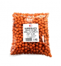 BOILIES 20 MM SUPERBAITS KRILL Y GARLIC 5KGS