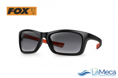 GAFAS SOL FOX COLLECTION WRAPS NEGRO/NARANJA - LENTE GRIS