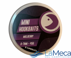 MINI HOOKBAITS SUPERBAITS MULBERRY 6-7MM