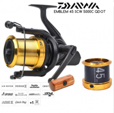 DAIWA EMBLEM 45 SCW QD OT + Bobina Extra