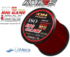 AWA-SHIMA ION POWER ISO BIG GAME RED FLUORINE 0,35mm 21.50 kg 1000 m