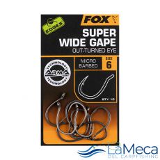 ANZUELO FOX EDGES™ SUPER WIDE GAPE (OUT-TURNED EYE)